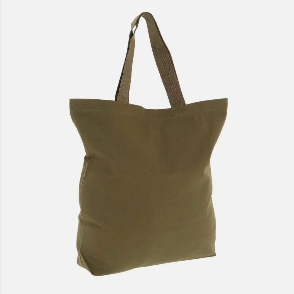North Face Organic Cotton Tote Bag Military Olive - Picture 3 of 13